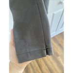 Elie Tahari  XS Gray Suede Straight Leg Ponte‎ Pants Career Photo 2