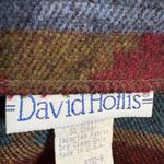 David Hollis Skirt Wool Blend Aztec Southwestern Midi Womens Size 8 Blue Photo 6