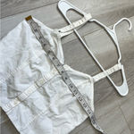 Brandy Melville Tank Top cotton crop babydoll womens White (one size) coquette Photo 2