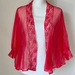 Vintage Peignoir Robe Jacket Red Size M Photo 1