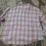 Vineyard Vines  Casual Plaid Shirt Pink and Blue Photo 4