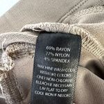 Betabrand  Khaki Straight Leg Dress Pant Yoga Pants Photo 5