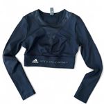 Adidas by Stella McCartney Training Long Sleeve Crop Top sports bra size XS NWOT Black Photo 4