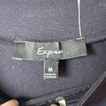 EXPRESS sz M black white geo print mini shirt dress Photo 4