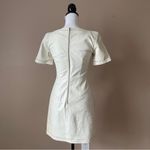 French Connection  | White Genuine Leather Mini Dress Sz 2 Photo 4