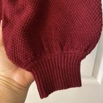 Nleyook Burgundy Sweater size M length 28” bust 42” brand new see all photos Size M Photo 3