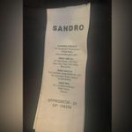 Sandro  dual-material long sleeved dress- size 2 Photo 14