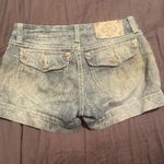 Miss Me  Indigo Lace Cotton Denim Shorts size 27 Photo 1