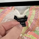 Lane Bryant NWT  Women's Diagonal Neon Stripe Long Sleeve Top Multicolor Sz 18/20 Photo 2