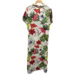 Allegra Masetti Firenze Linen Shirt Dress‎ XL Button Resort Vacation Cruise Photo 6