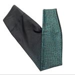 Good American  Ombré Emerald Croc Leggings Photo 4