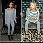 Veronica Beard  Blue Checkered
Gingham Cottage Slim Cigarette pant $250
Fall Photo 1