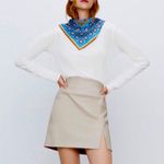 ZARA Faux Leather Miniskirt Photo 0