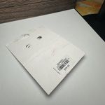 Loft Hoop Pink & Clear Rhinestone Gold Tone Pierced Earrings NWT $29.50 Photo 6