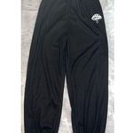Romwe Women’s Black Joggers Mushroom Details MEDIUM Photo 5