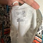 Saylor  Bailey Mini Dress Size Small Aztec Print Tie Waist Mini Sleeveless Boho Photo 5