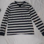 J.Crew Striped Long Sleeve T-shirt L Nautical Costal Grandma Neutral Preppy Photo 7