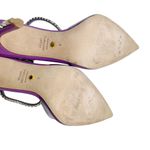 Stuart Weitzman Glam PVC Embellished Ankle Strap Pumps Heels Wisteria Size 9 Photo 8