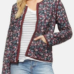 Anthropologie Reversible Bomber Quilted Burgundy Floral Women's Jacket NWT Pink Photo 0