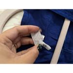 Chico's  Women's Blue Open Front Cardigan Size 2 Photo 5