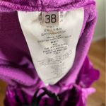 The Attico Rich Purple Velvet Dress With Gathered Front & Slit Size 38 IT new Photo 13