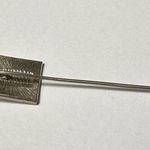 Anne Klein Unsigned Lion Face Silver Tone Lapel Stick Pin Photo 4