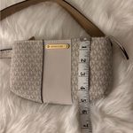 Michael Kors NWT  Vanilla Logo Belt Bag – Size S/M – Gold Hardware Photo 6