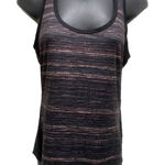 Athleta  Activewear Tank Top Racerback Black Brown Tan Print Size Small‎ S Photo 0