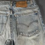 Levi's Vtg  950 Relaxed Fit Tapered Leg Jeans Womens 11 JR Light Wash Stained Photo 15