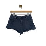 PacSun High Rise Distressed Festival Denim Shorts in Black Size 27 Photo 5