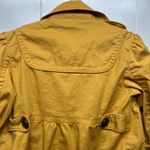 American Raglie Button Front 3/4 Sleeve Womens Jacket Size Small Casual Workwear Yellow Photo 5