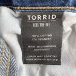 Torrid Sz 10 Shorts Mid Rise Cut Off Jean 9” Jorts Long Bermuda Grunge Grunge Photo 7