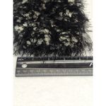 No Brand Scarf White Black Fuzzy Eyelash Soft Winter Warm Cozy Photo 3