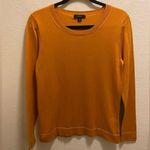 J.Crew Orange Crew Neck Long Sleeve Lightweight Sweater Size Small Photo 0