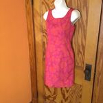 Petite Sophisticate Vintage Y2K.pink and orange floral dress Photo 7