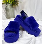 Ugg Disco Slide Platform Back Strap Boho Retro Violet Life 7 Blue Photo 4