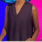 Women's navy Sweater Vest Blue Size M Photo 1