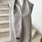 NWT Ballantrae Edinburgh Grey Wool Fringe Scarf Gray Photo 0