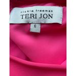 Teri Jon by Rickie Freeman Pink Cape Formal Gown Dress Size 6 Evening Wedding Photo 4