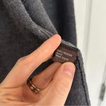 J. McLaughlin  100% Merino Wool Open Cardigan Contrast Monochrome Grey Gray Photo 2