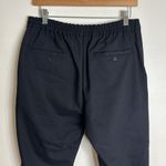 ZARA black athleisure drawstring elastic joggers size medium Photo 7