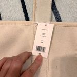 Tory Burch large canvas tote bag. Ivory Photo 7