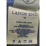 Lands' End Tennis Golf Skort Skirt Womens 18 Navy Athletic Pull On Stretchy Photo 3