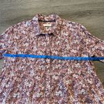 Pilcro and the Letterpress Pilcro by Anthropologie Pink Sasha Smocked Long Sleeve Button Down Top Women’s S Photo 10