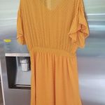 Scotch & Soda 💕💕 Dotted Lace Ruffled Pom-Pom Dress ~ Yellow Medium NWOT Photo 8