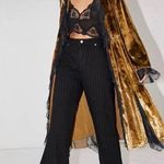 Free People  gold velvet duster NWT Photo 0