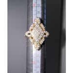 Designer Originals VTG 925 STERLING SILVER‎ MARCASITE DESIGNER RING SIZE 8 Photo 4