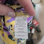 Ellie  Whittaker Yellow Purple Floral Cami Tank Top Womens Size Small Adjustable Photo 2