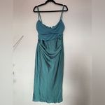 House Of CB  'Teia' Forest Draped‎ Corset Midi Dress NWOT size XL Photo 5