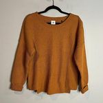 CAbi  #3537 StepUp Pullover Chunky Knit Mustard Sweater Photo 1